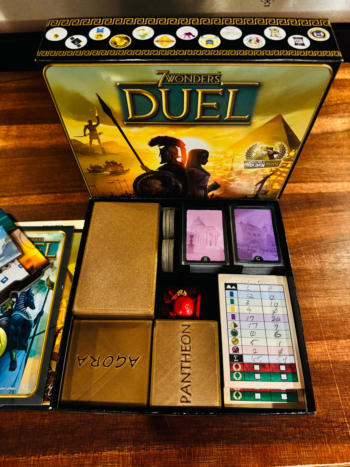 7 Wonders Duel + Expansions - Organizational Insert | Geekery Designs