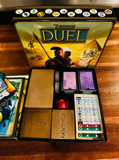 7 Wonders Duel + Expansions - Organizational Insert | Geekery Designs