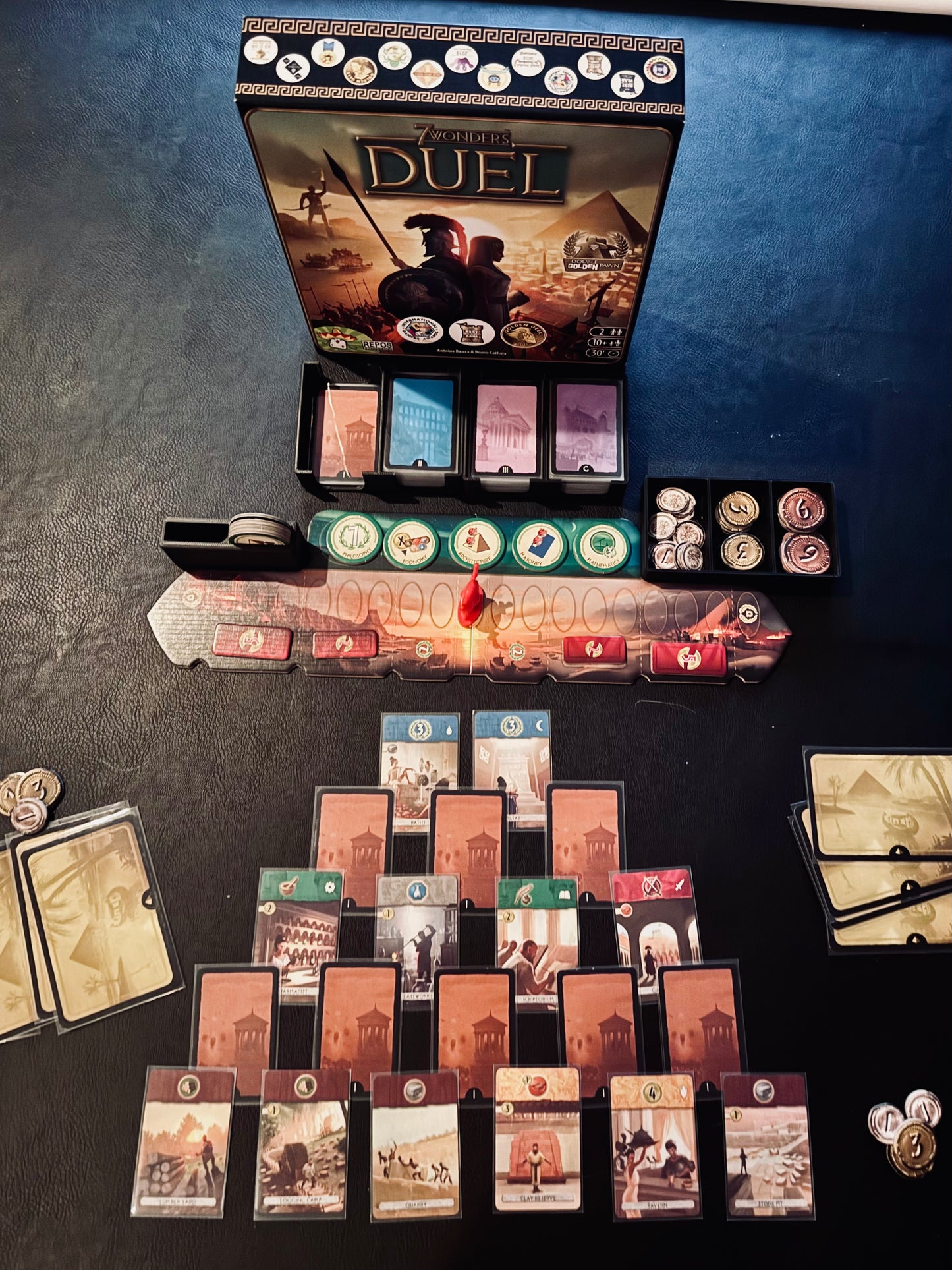 7 Wonders Duel + Expansions - Organizational Insert | Geekery Designs