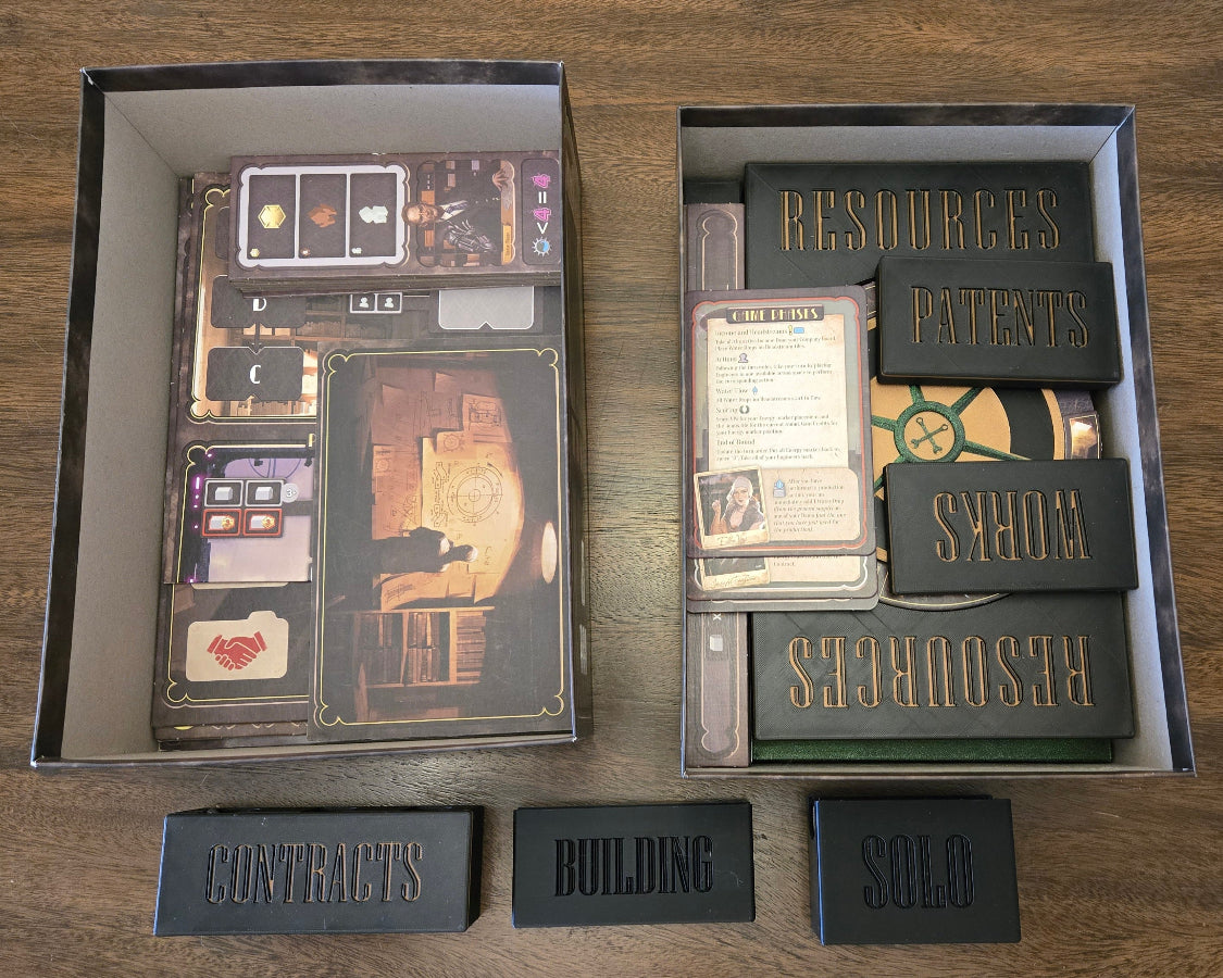 Additional trays in box