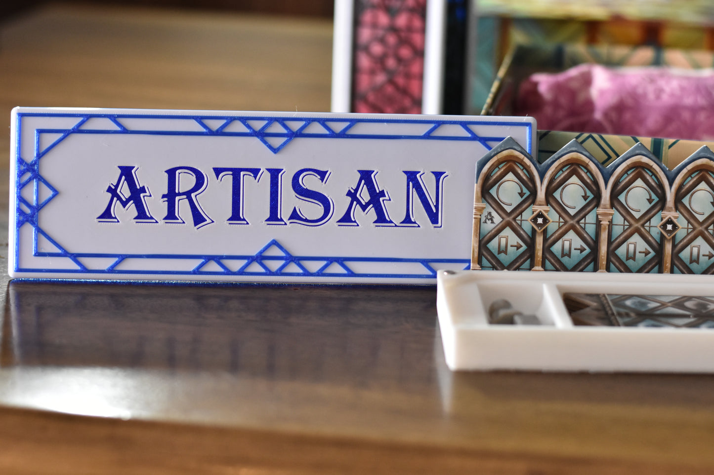 Azul: Stained Glass of Sintra - Organizational Insert | Geekery Designs