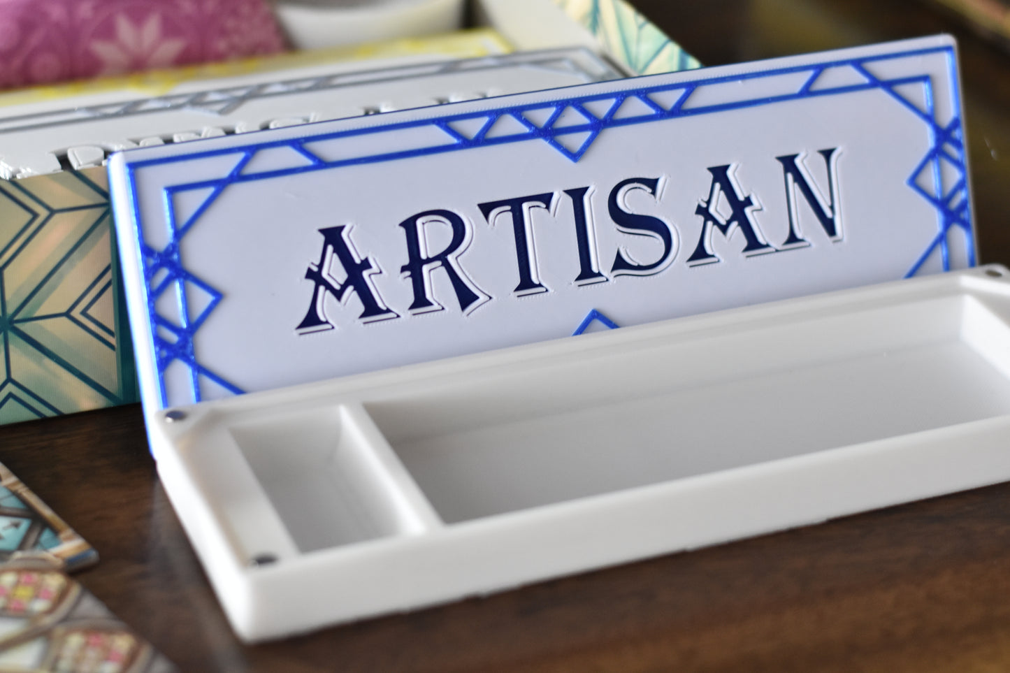 Azul: Stained Glass of Sintra - Organizational Insert | Geekery Designs