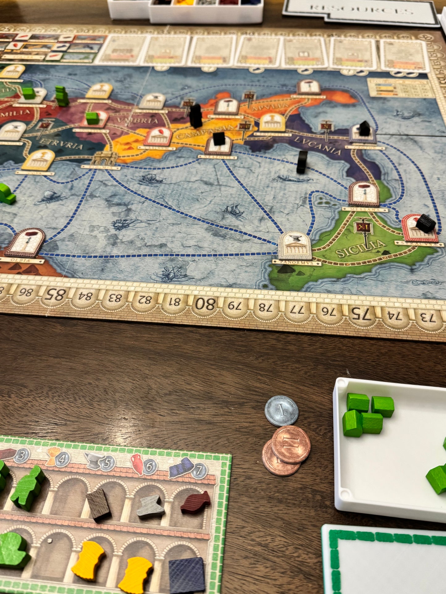 Concordia Insert/ Organization supports Salsa Exp. and Solo Play (game not included)