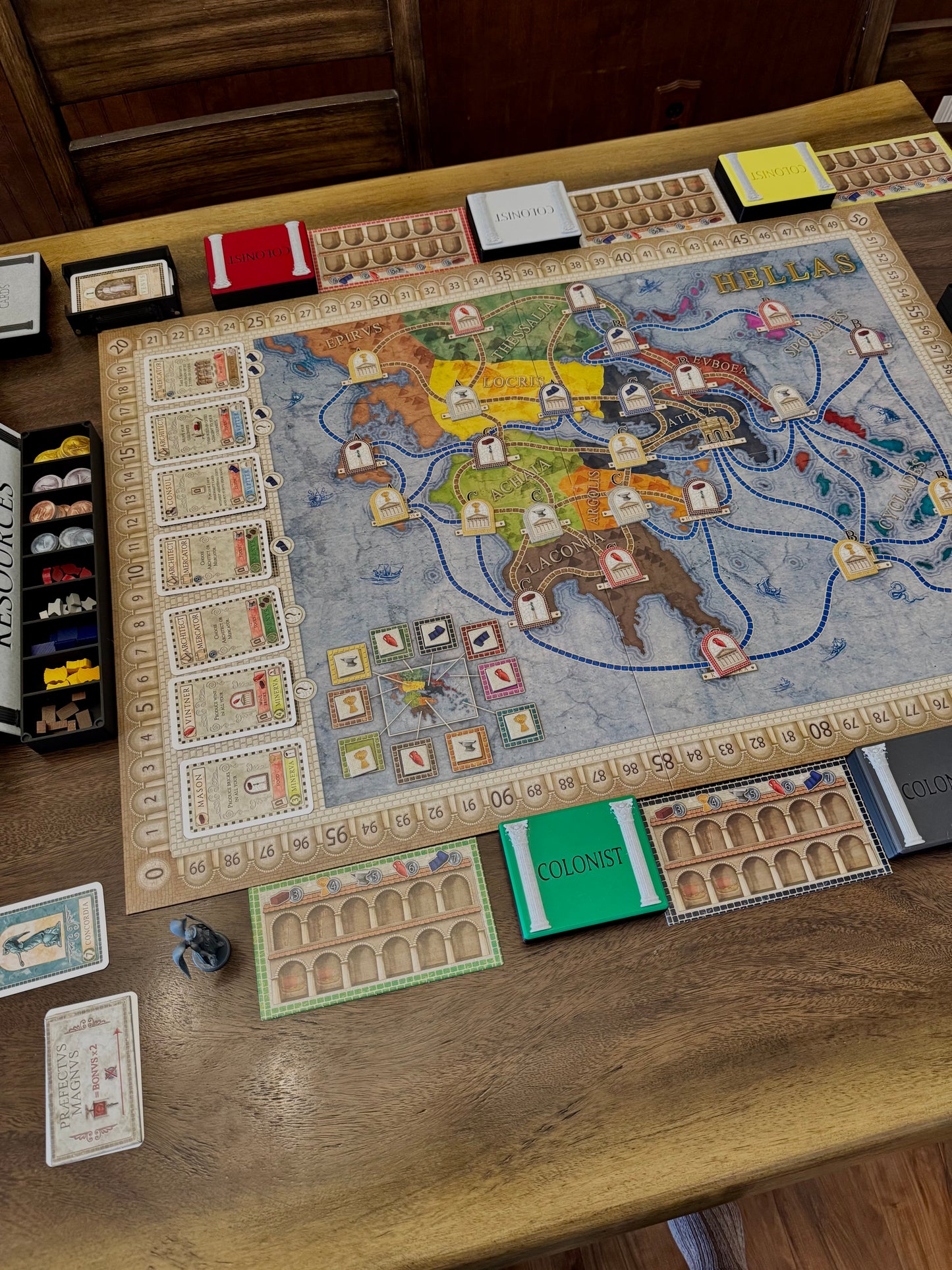 Concordia Venus Organizational Insert supports Solitaria (game not included)