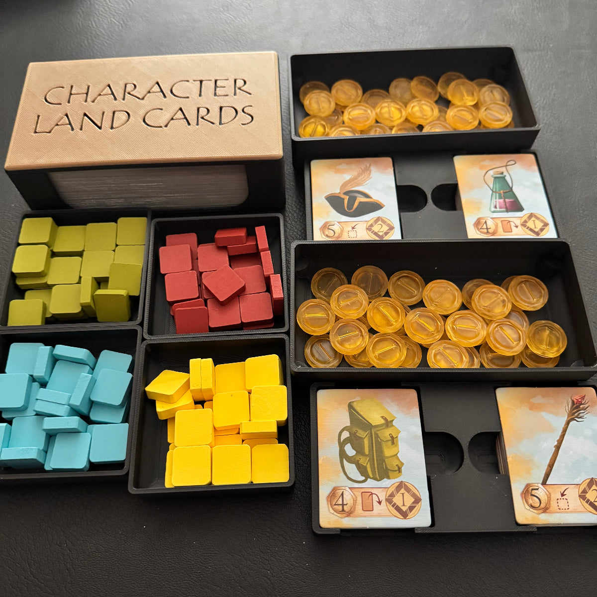 All trays for the game