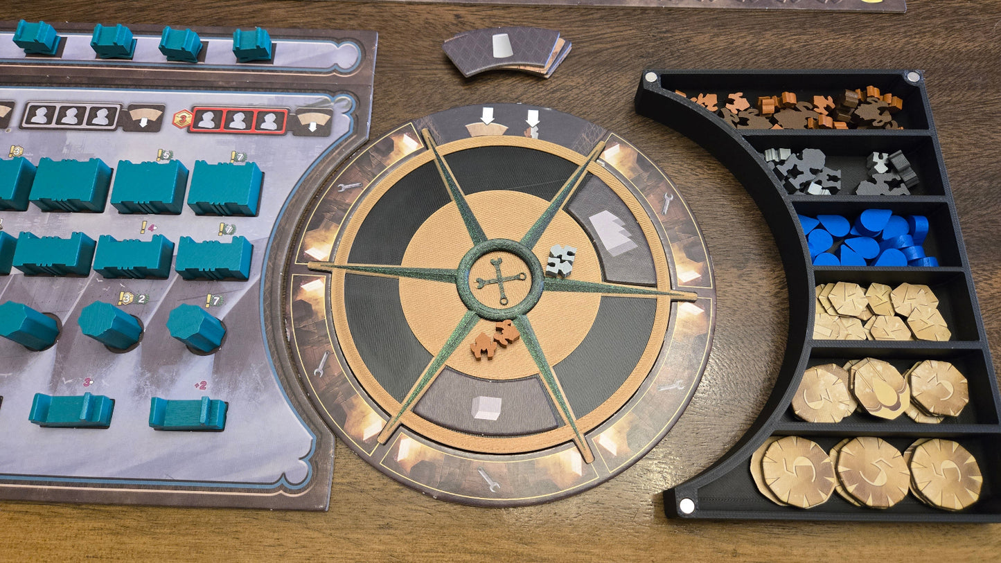 Construction Wheel and Resource Tray